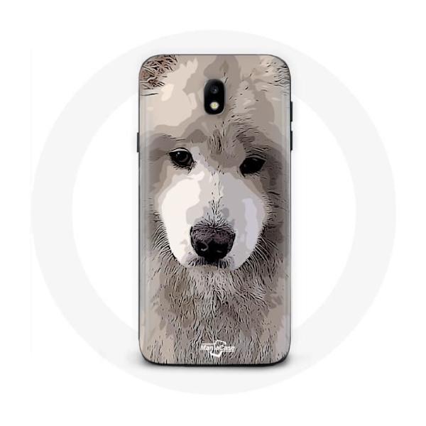 Coque - Samsung - Galaxy J3 2017 - Blød - Grå - Hunderace Grå