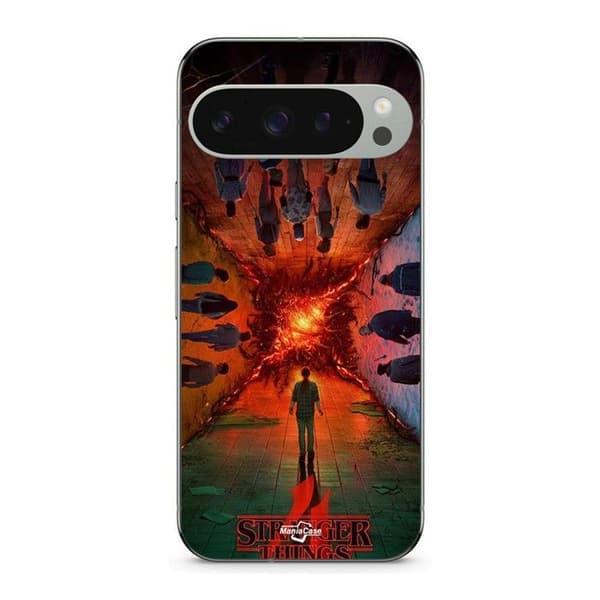 Cover til Google Pixel 9 Pro Stranger Things serie Billy svart