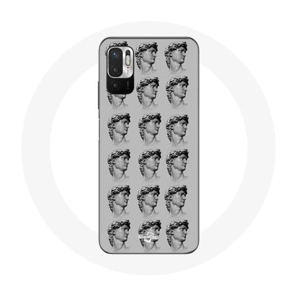 Coque - Xiaomi - Poco M3 Pro - Blød - Statue - Grå Grå