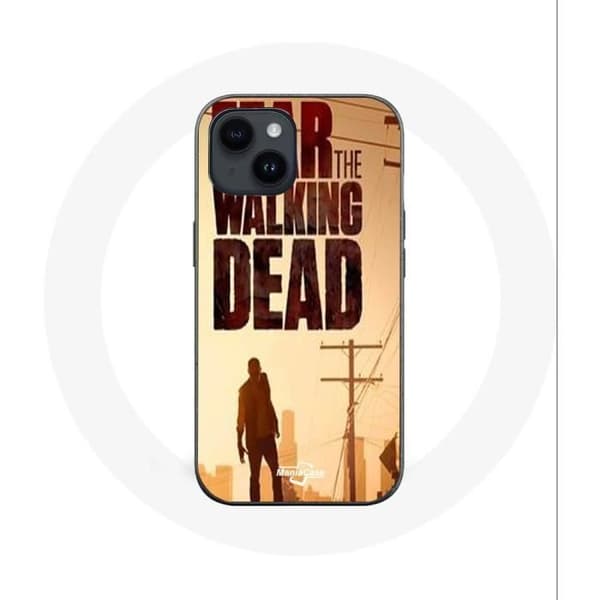 Cover - Maniacase - Iphone 14 Plus - Blød - Sort - Fear The Walking Dead