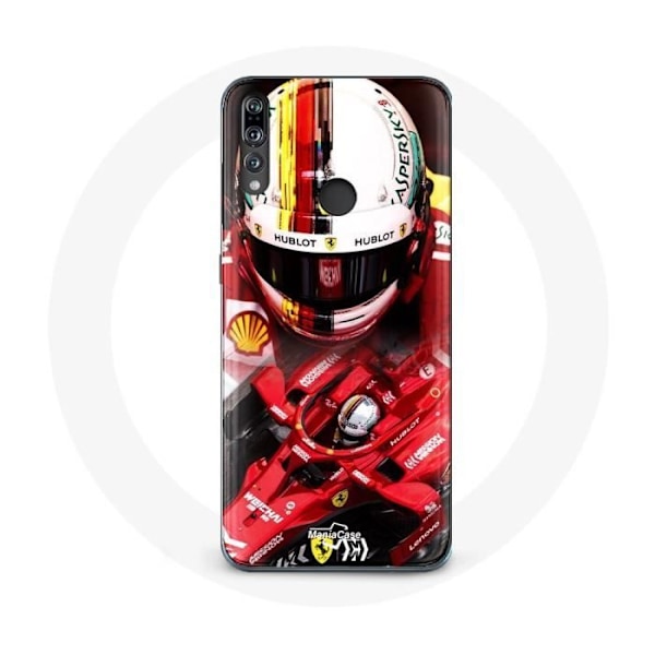 Coque - Huawei - P30 Lite - Formel 1 Sebastian Vettel - Röd - Mjuk Röd
