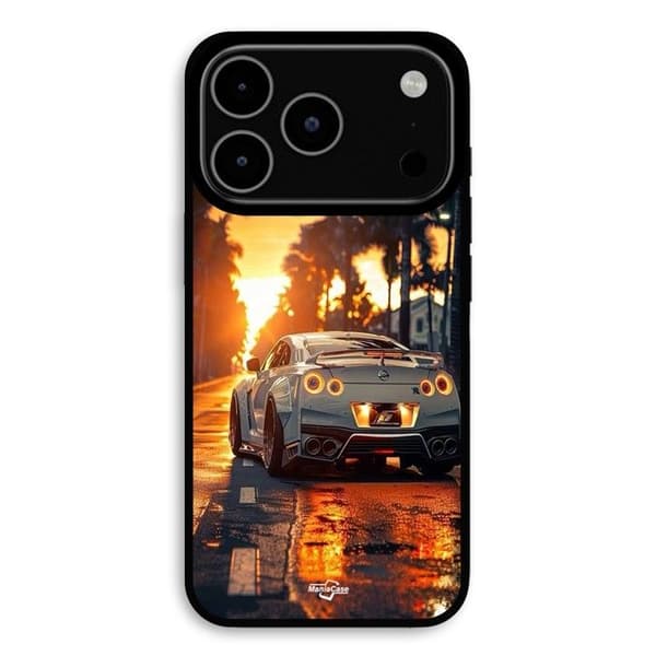 Coque Pour iPhone 17 Pro Max GTR R35 auringonlasku Maniacase Svart