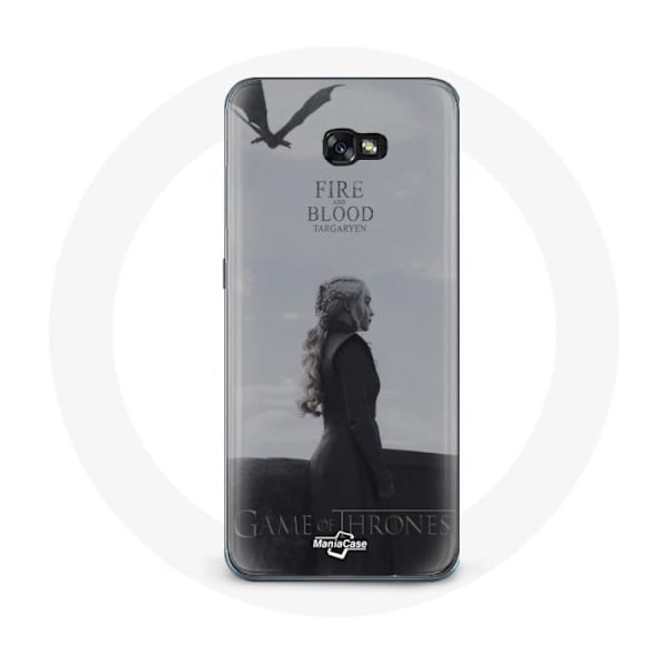 Coque för Samsung Galaxy A5 2017 Game of Thrones Säsong 8 Daenerys Targaryen eld och blod Tronen
