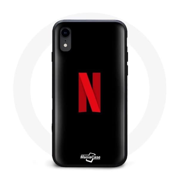 Coque - Netflix - Iphone XR - Blød - Stødbeskyttelse - Sort