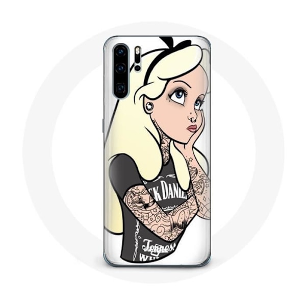 Coque för Huawei P30 Pro Alice Tatuering Prinsessa