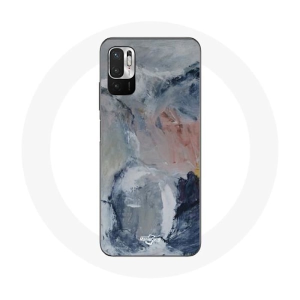 Coque för Xiaomi Redmi Note 10T 5G med abstrakt grå textur