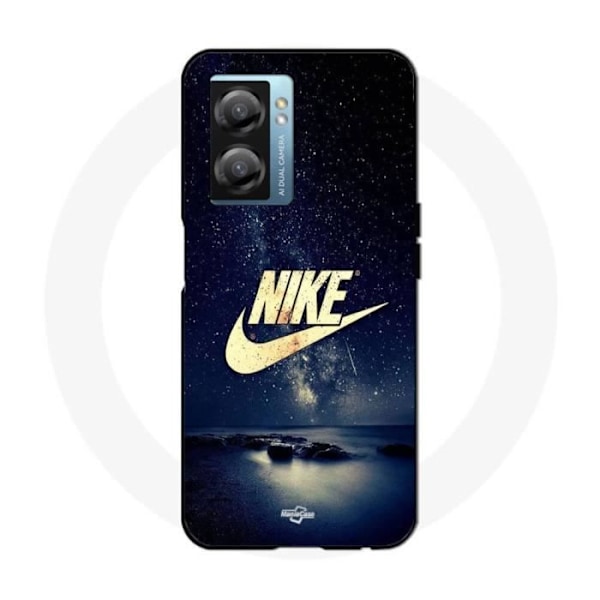Coque Maniacase för Oppo A57 5G nike-logotyp guld stjärnklar natt