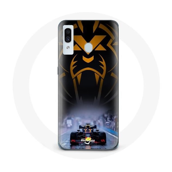 Coque för Samsung Galaxy A30 Formel 1 Sebastian Vettel Formel 1-förare Svart