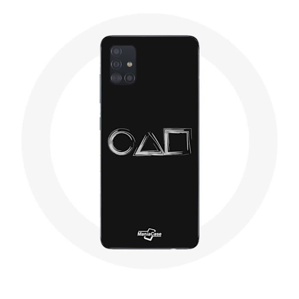 Fodral - Samsung - Galaxy A51 - Flexibelt - Skydd - Squid Game Svart