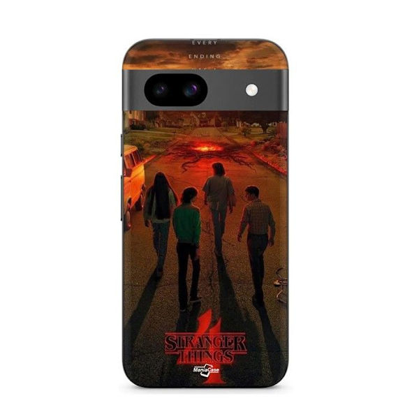 Cover til Google Pixel 8a Stranger Things sæson 4 svart