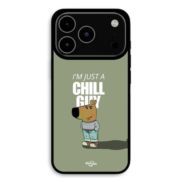 Cover til iPhone 17 Pro Max Chill guy Maniacase Svart