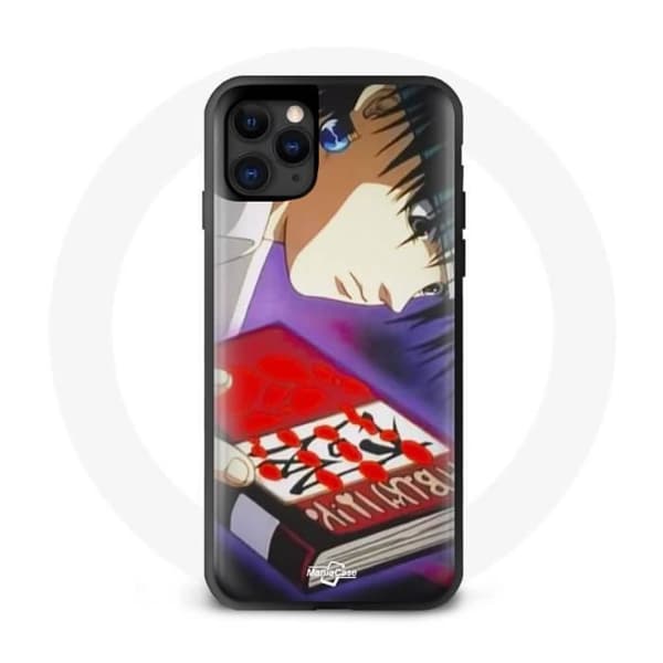 Cover - Maniacase - Iphone 11 - Hunter x Hunter - Chrollo Lucilfer - Sort Silikone svart