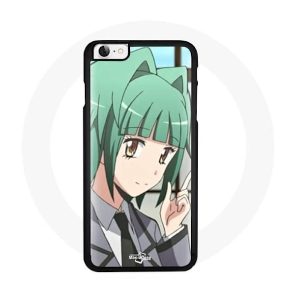 Coque - Maniacase - Iphone 6 - Chibi Kaede Kayano - Silikon - Mjuk svart