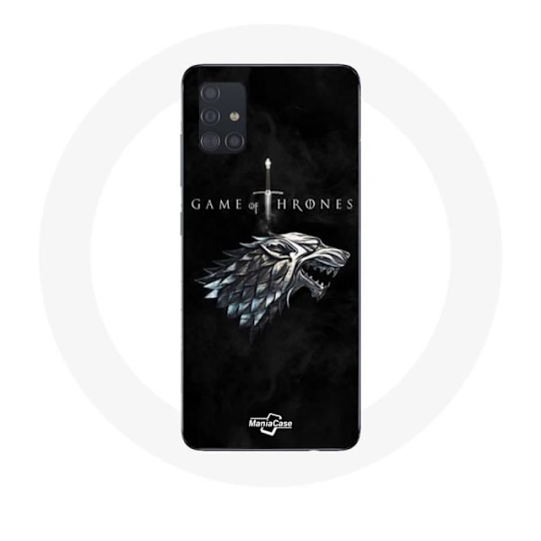 Coque för Samsung Galaxy A71 Game of Thrones Säsong 8 Järntronen Huset Stark Logotyp Vintern