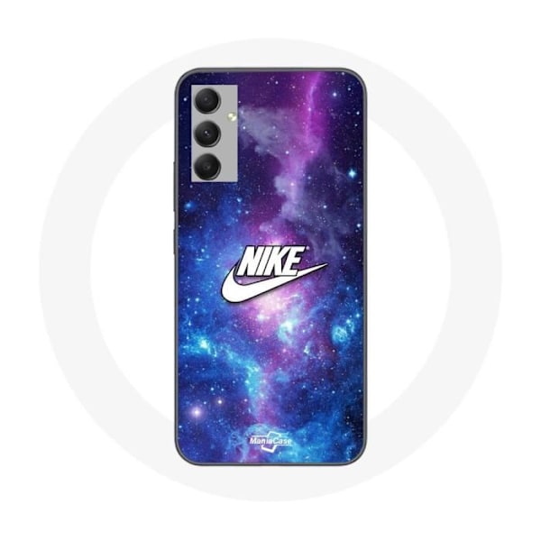 Coque - Nike - Samsung Galaxy A34 5G - Vit Logotyp - Mjukt - Sportigt Vit, färgglad