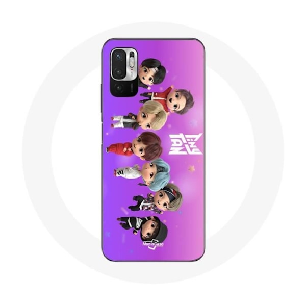 Coque för Xiaomi Redmi Note 10 5G BTS TinyTAN Animation Affisch RM Jin Suga J-Hope Jimin Jungkook Och V Mic Drop Dans