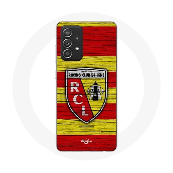 Coque - Maniacase - Samsung Galaxy A52 - Gul och Röd - Mjuk - Rcl Lens Original Svart