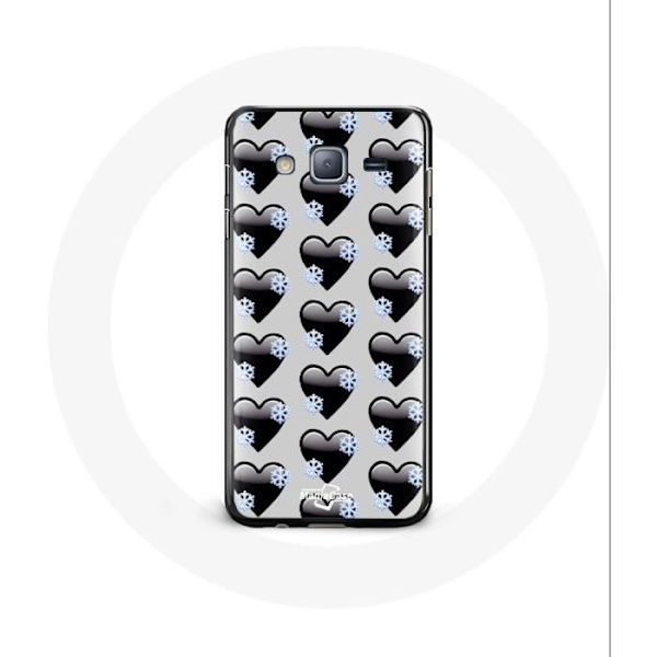 Cover til Samsung Galaxy A3 med sorte hjerter