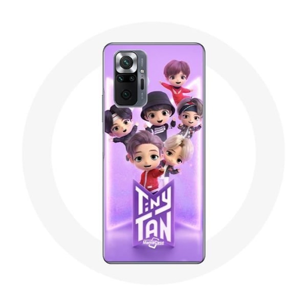 Coque för Xiaomi Redmi Note 10 Pro BTS TinyTAN Animation Affisch RM Jin Suga J-Hope Jimin Jungkook Och V