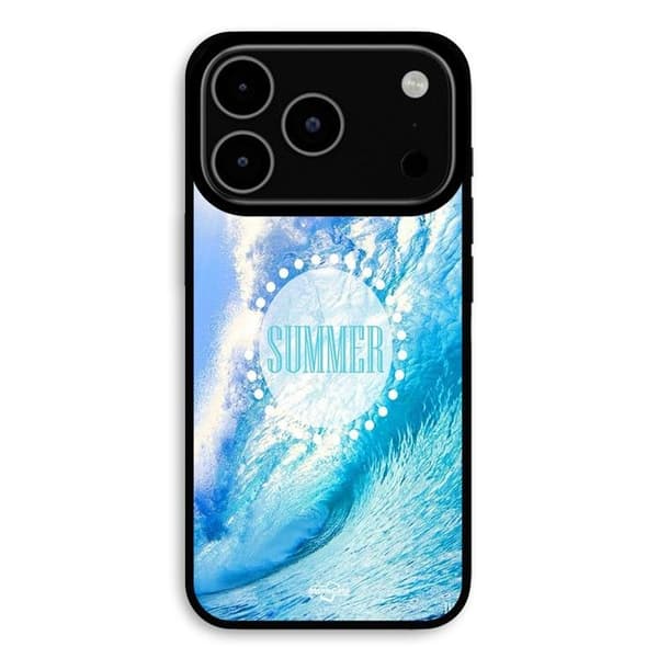 Cover til iPhone 17 Pro Summer waves Maniacase Svart