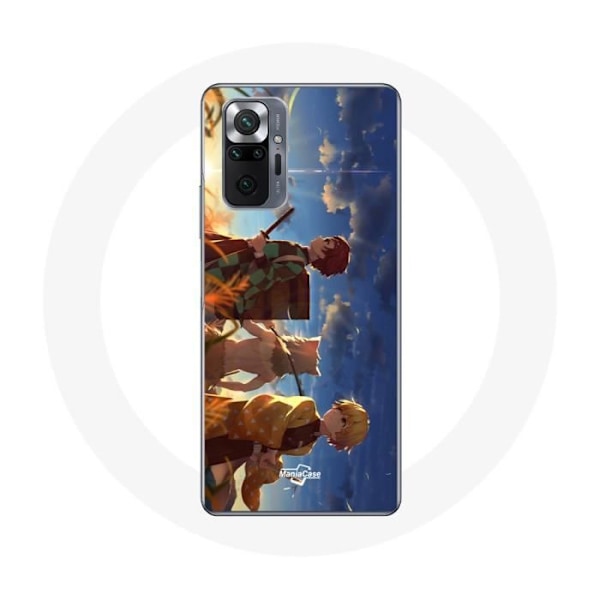 Coque för Xiaomi Redmi Note 10 Pro Tanjiro Inosuke och Zenitsu Demon Slayer Kimetsu no Yaiba Anime Manga
