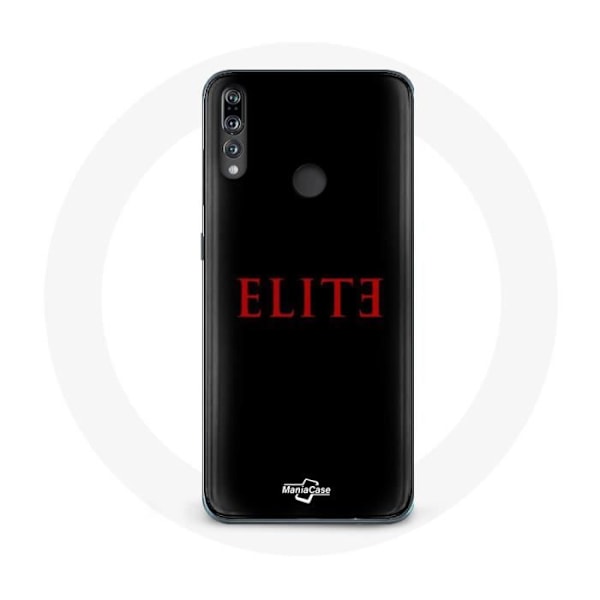 Coque - Huawei - P30 Lite Elite - Röd Logotyp - Svart Bakgrund - Hård Skydd röd svart