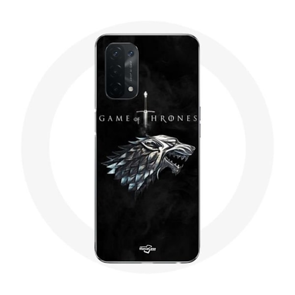 Coque för Oppo A74 Game of Thrones Säsong 8 Järntronen Stark-huset Logotyp Vintern kommer