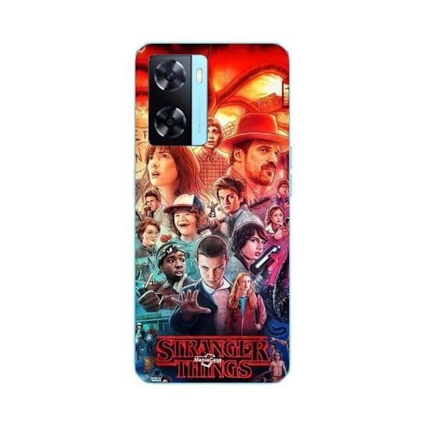 Coque för Oppo A57s 4G Stranger Things serie säsong 4 Maniacase
