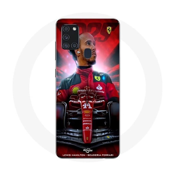 Coque Maniacase för Samsung Galaxy A21s Lewis Hamilton Ferrari officiell