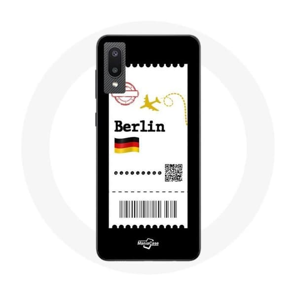 Cover til Samsung Galaxy A02 Flybillet Berlin