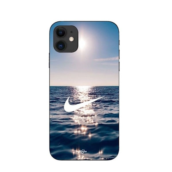 Coque Maniacase för Iphone 11 nike logotyp vit havsol svart