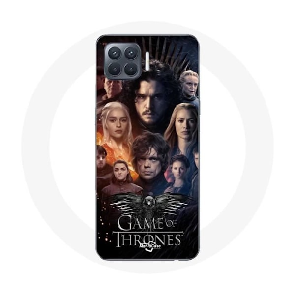 Coque - Game of Thrones - Oppo A93 - Rigide - Grå Örnlogotyp - Vuxenskydd