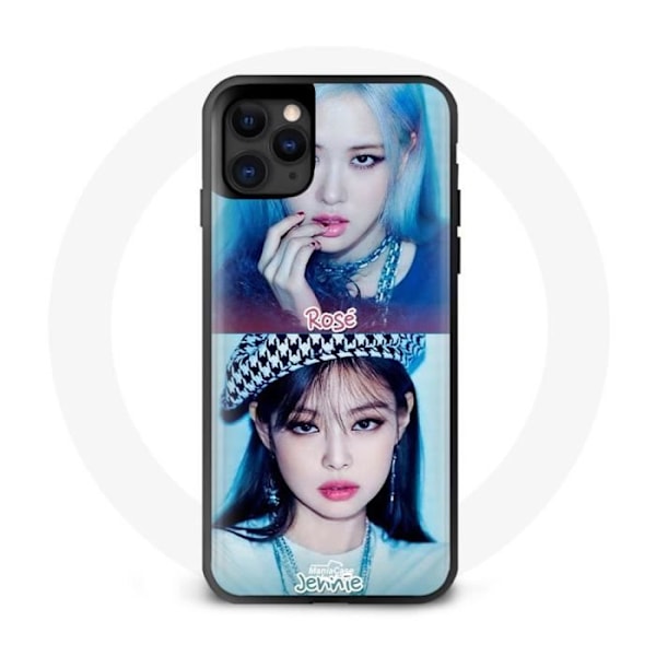 Coque för Iphone 11 Pro Blackpink K-pop Grupp Flickor Jennie och Rosé Lovesick girls poster albumet