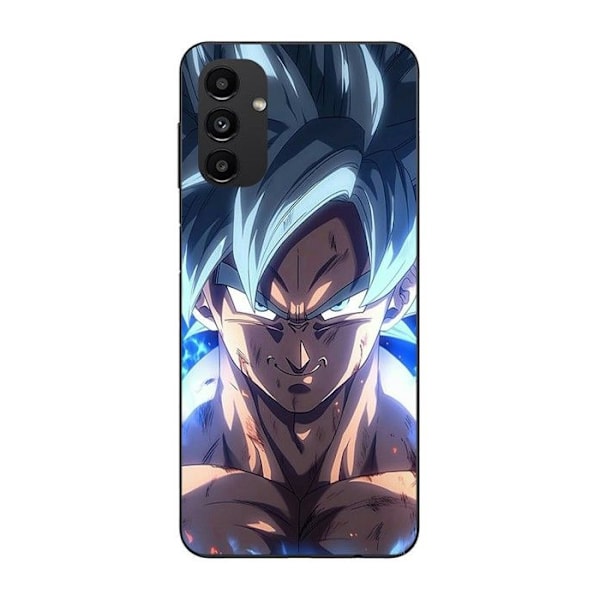 Coque Maniacase För Samsung Galaxy A13 5G Dragon Ball Z GOKU Ultra Instinct Argans Ansikte Svart