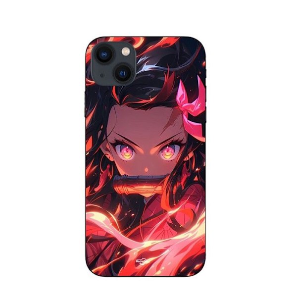 Coque Maniacase för Iphone 13 mini Demon Slayer Nezuko Kamado Manga anime svart