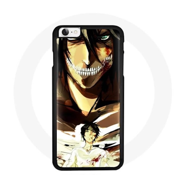 Coque Iphone 5 - Maniacase - Eren Attack On Titans - Mjuk - Svart - Anime