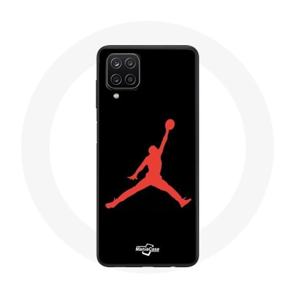 Coque för Samsung Galaxy A22 4G Michael Jordan Logotyp Röd
