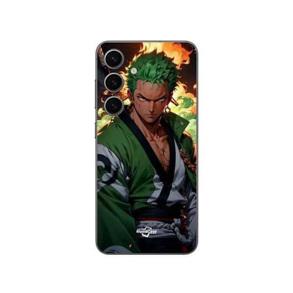 Coque - Maniacase - Samsung Galaxy S24 Plus - One Piece Zoro - 3D Art - Souple