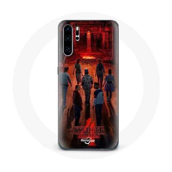 Cover til Huawei P30 Pro Stranger Things Plakat Crew Fan Art Sæson 4