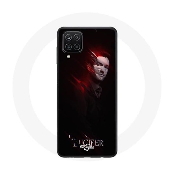 Coque för Samsung Galaxy A22 4G Lucifer Serie svart bakgrund