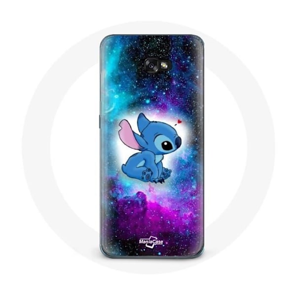 Coque - Maniacase - Samsung Galaxy A5 2017 - Flexibel - Färgglad - Stitch Ohana Citat Rymd Färgad