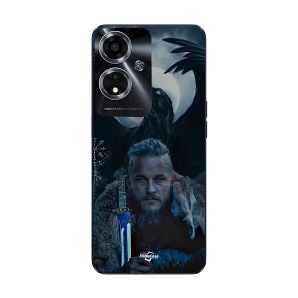 Coque för Oppo A59 5G Vikings Ragnar Lothbrok korp Maniacase