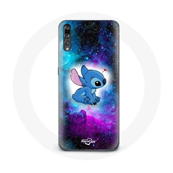 Coque för Huawei P20 - Maniacase - Stitch Ohana - Mjuk - Färgglad - Skydd och dekoration Färgad