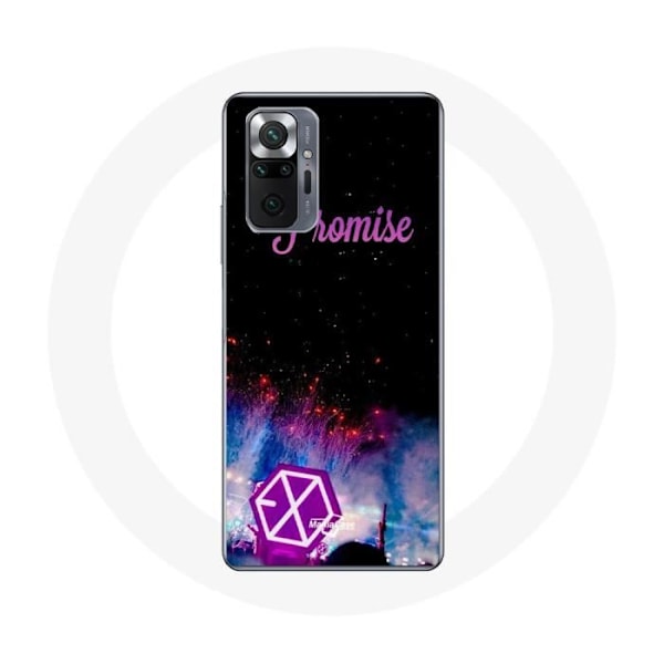 Coque för Xiaomi Redmi Note 10 Pro Exo Grupp K-pop Logotyp Låt Promise