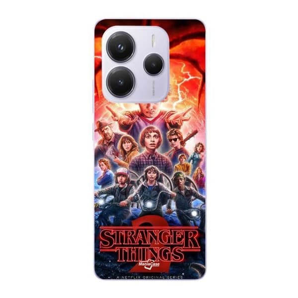 Coque Xiaomi Redmi Note 14 5G Stranger Things sæson 2 Maniacase