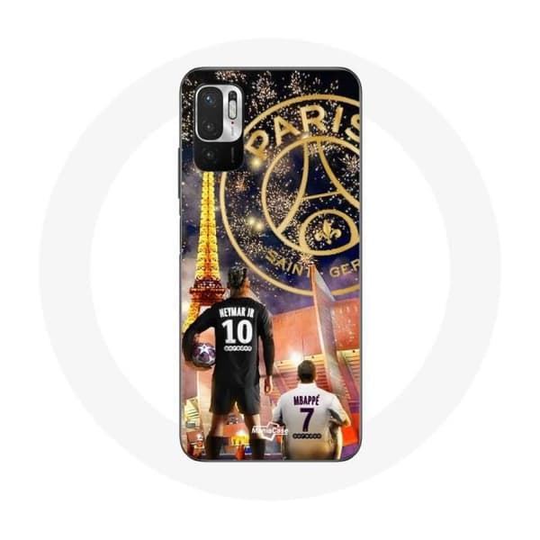 Coque för Xiaomi Redmi Note 10 5G PSG Neymar och Mbappé God jul