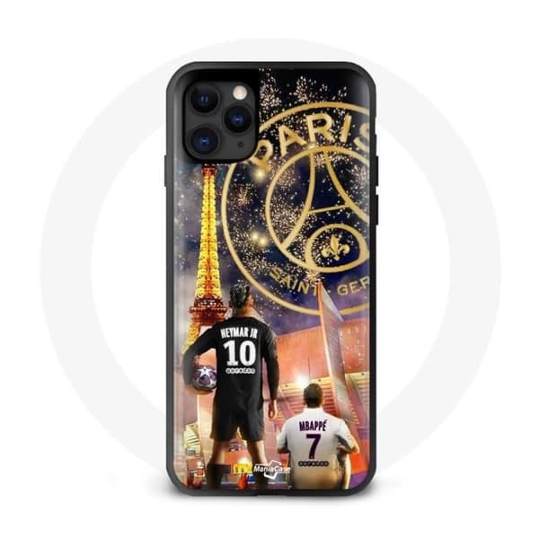 Mobilskal för Iphone 11 PSG Neymar och Mbappé God jul