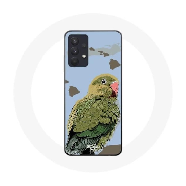 Coque Maniacase för Samsung Galaxy A32 4G Grön papegoja