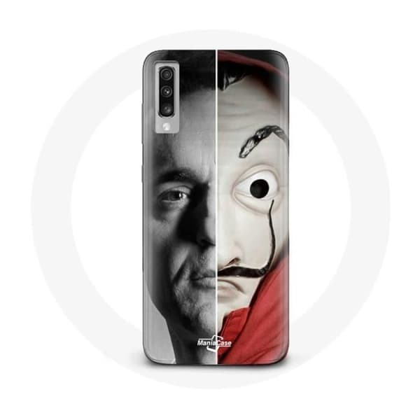 Coque pour Samsung Galaxy A50 La casa de papel Berlin Masque Split
