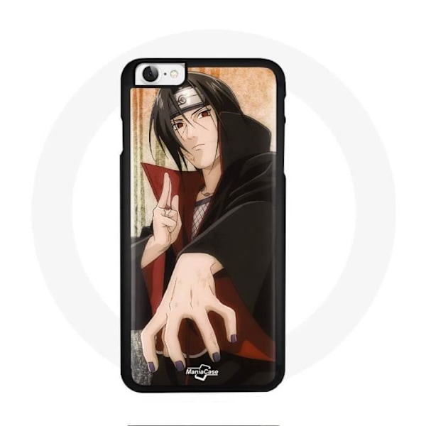 Coque - Maniacase - Itachi Naruto Anime - Iphone 7 - Mjuk - Skydd och dekoration Svart